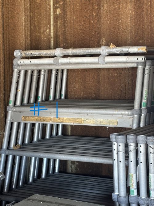 Lot of Scaffolding, Walk Boards, and Braces - Image 8